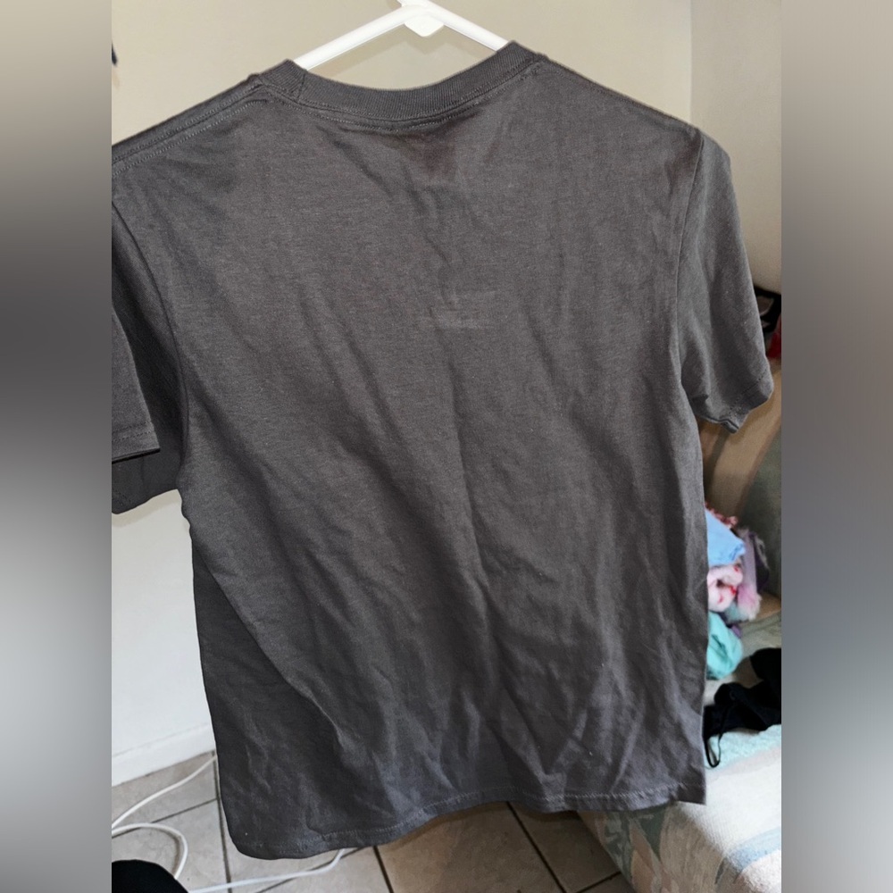 Vintage unisex tee medium bodycon DEFY logo tee semi cropped sexy streetwear - Picture 7 of 8